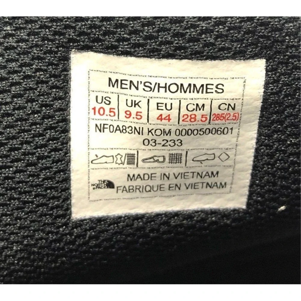 The North Face Berkeley IV DryVent Tan Grey Waterproof Sneaker‎ Boots Men's 10.5